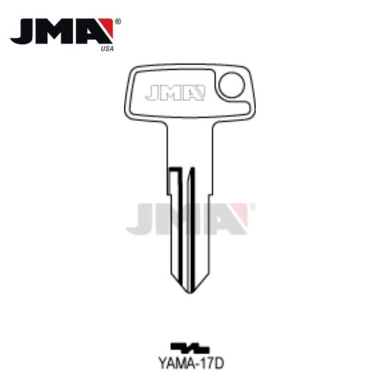 JMA – X74 YH34 Yamaha Metal Key Blank / Nickel Plate / YAMA-17D