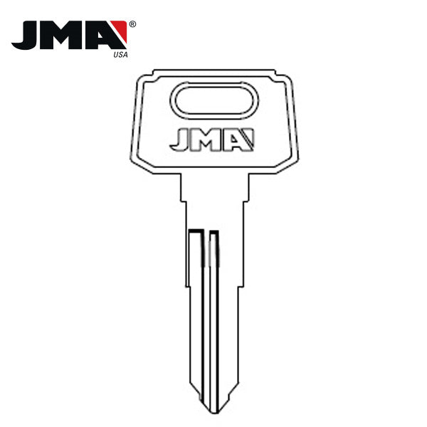 Key Blank YAMA19I – X117 YH48 Yamaha Suzuki Motorcycle Metal Key Blank