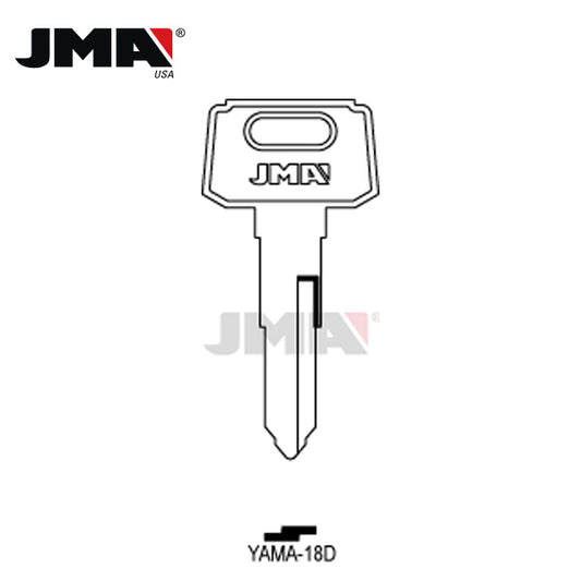 Key Blank JMA – YH47 Yamaha Motorcycle Metal Key Blank / YAMA-18D