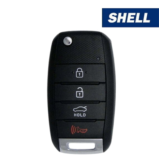 Kia Rio Forte / 4-Button Flip Key SHELL / KK12 (Aftermarket)