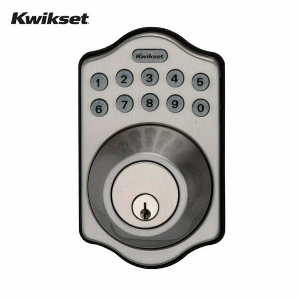 Kwikset Arch Electronic Deadbolt with Lighted Keypad (Satin Nickel)