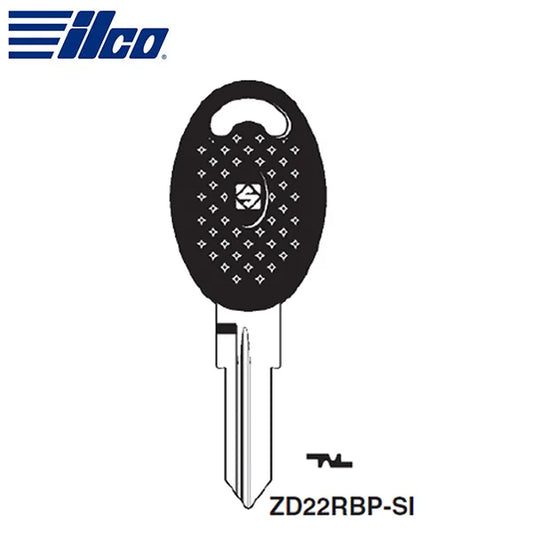 lLCO SI Zadi Motorcycle Key Blank ZD22RBP