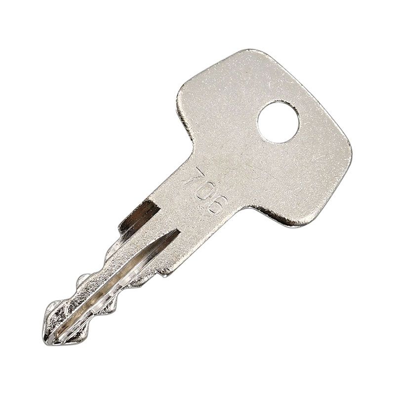 Pre Cut Liebherr 706 Fuel Cap Lock Key For Heavy Equipment Machines #9