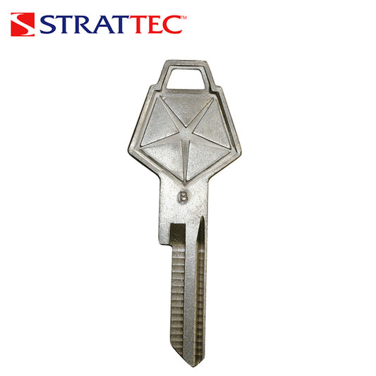 Strattec – GM Metal Key Blank / 61 GRV / Chrysler Logo / 320514