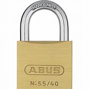 Abus 55/40 38mm Brass Padlock (Keyed Different)