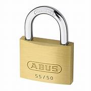 Abus 55/50 48mm Brass Padlock (Keyed Different)