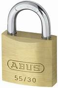 Abus 55/30 1-3/16" Brass Padlock (Keyed Alike 5301)
