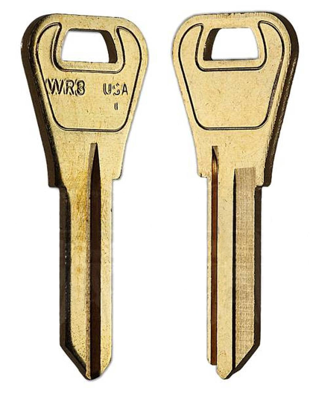 Key Blank WR3 1054WB Brass (5 Pin)