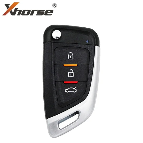Xhorse – Knife Style / 3-Button Universal Remote Flip Key for VVDI Key Tool (Wired) / XKKF02EN  XHS-XKKF02EN